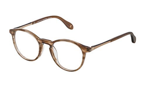 Carolina Herrera VHN575M480GGU Gafas, Shiny Melange Brown, 48/20/140 para Mujer