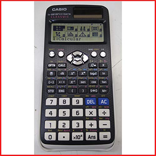 Casio FX-991SPX II Iberia- Calculadora científica, Recomendada para el currículum español y portugués, 576 funciones, Solar y color gris /blanco