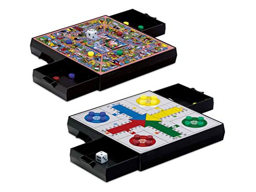 Cayro - Parchis y Oca Magnético - Juego de Tradicional - Juego de Mesa - Desarrollo de Habilidades cognitivas - Juego de Mesa (441)