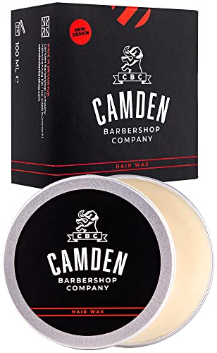 Cera para el cabello de Camden Barbershop Company ● Peinado y cuidado del cabello ● Se puede moldear en cualquier momento ● Fragancia fresca ● 100 ml