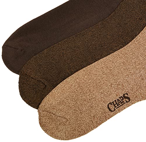 CHAPS Hombres CM100PK Calcetines de vestir - Marrón - Talla Del Zapato -/Calcetín Talla -