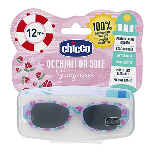 Chicco - Gafas de sol infantiles para bebés 12m+, color rosa