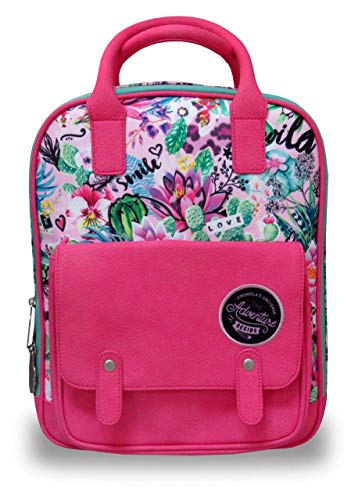 Chimola MC-37-CH Bolso Mochila Juvenil Flores