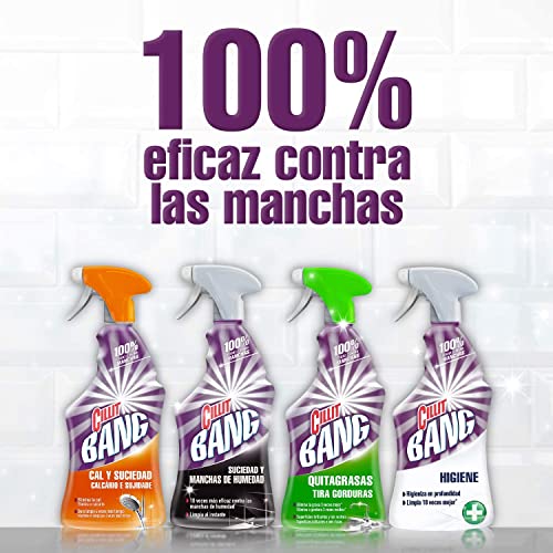 Cillit Bang - Spray Limpiador Suciedad y Manchas de Humedad, para baños y juntas negras - 750 ml (Paquete de 1) (3040445)