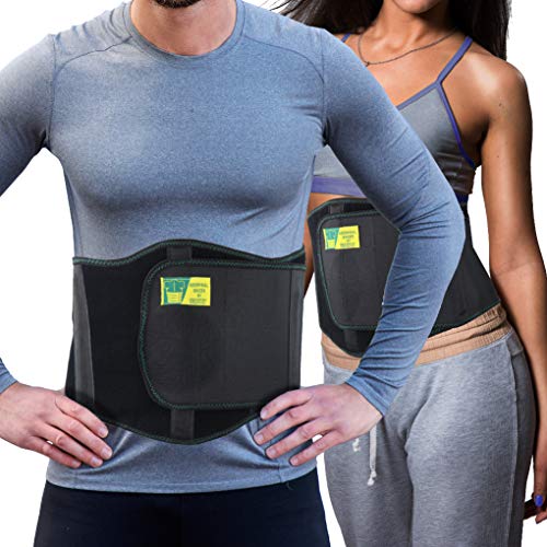 Cinturón Ergonómico para Hernia Umbilical por Everyday Medical I Faja Abdominal para Soporte de Hernias Ombligo con Almohadilla de Compresión I Soporte para Hernia Ventral para Hombres y Mujeres-L/XXL