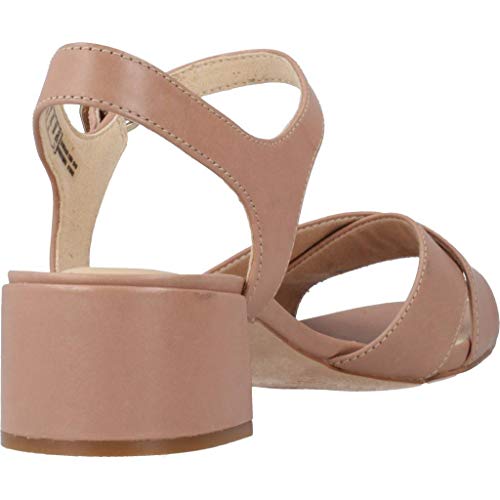 Clarks Sandalias Chanclas Mujer SHEER35 Strap Praline Leat para Mujer Rosa 40 EU