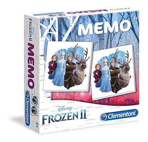 Clementoni - Memo Frozen 2 - juego de memoria infantil a partir de 4 años (18052)