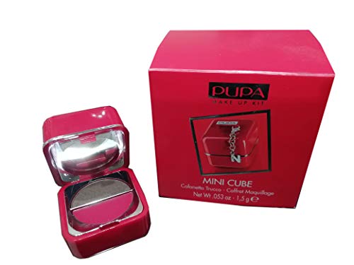 Cofre de maquillaje Pupa Mini Cube con inicial "N" (colgante desmontable)