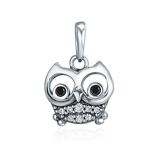 Colgantes De para Mujer,Romántico De Moda Cute Chainless Forma Animal Buho Encante para Damas Accesorios Joyas Regalo De Cumpleaños Parte Accesorios