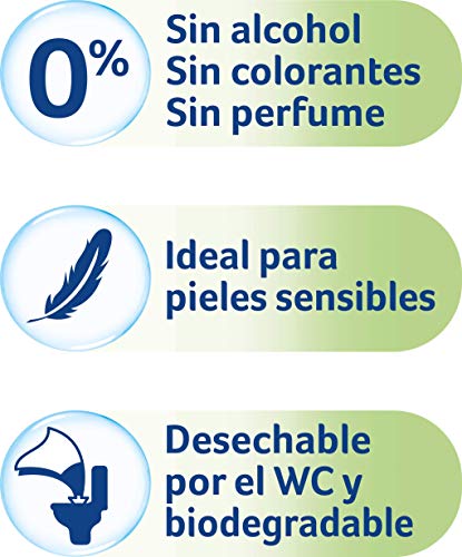 Colhogar Aloe Moist x80 - Papel Higiénico Húmedo Desechable con Extracto de Aloe Vera - Sin Alcohol