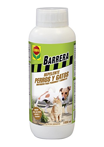 Compo Barrera Perros y Gatos, Agente Repelente para Proteger de la contaminación, 1000 ml