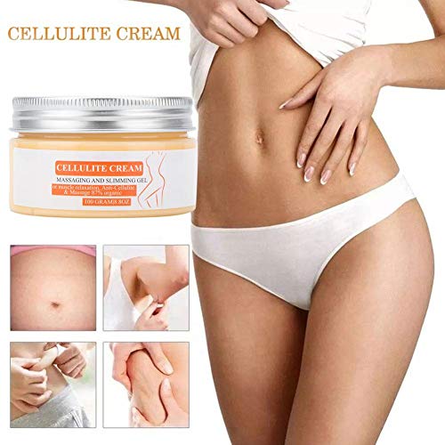 Crema Adelgazante Corporal, 100g Crema Anticelulítica para Quemar Grasa Brazo Cintura Pierna de Peso Corporal Piel Tensa Crema para el Cuerpo