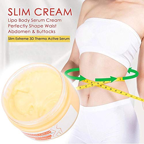 Crema Adelgazante Corporal, 100g Crema Anticelulítica para Quemar Grasa Brazo Cintura Pierna de Peso Corporal Piel Tensa Crema para el Cuerpo