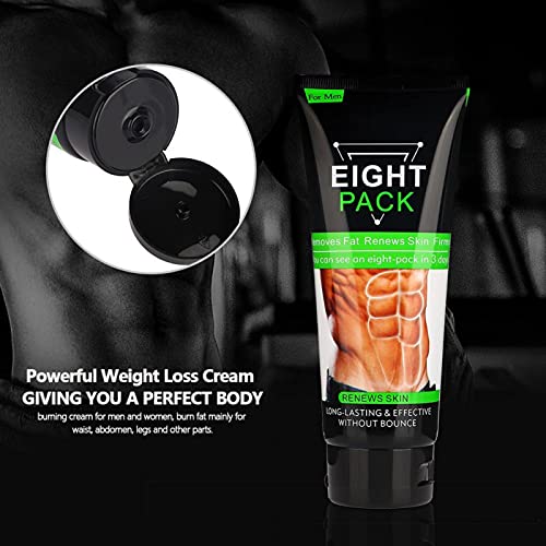 Crema adelgazante unisex, cremas anticelulíticas para el vientre muscular quemagrasas para bajar de peso y tensar los músculos (170 g)