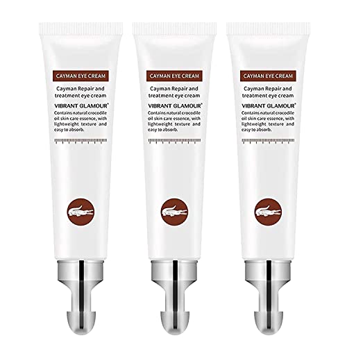 Crema mágica para ojos, suero para ojos reparador de arrugas, crema para ojos antiarrugas y reafirmante con proteína de seda para arrugas, líneas finas, ojeras, hinchazón y bolsas (3Pcs)