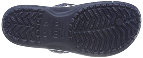 Crocs Crocband Flip, Zapatillas Unisex Adulto, Azul (Navy), 42/43 EU