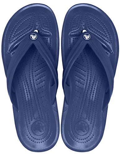 Crocs Crocband Flip, Zapatillas Unisex Adulto, Azul (Navy), 42/43 EU