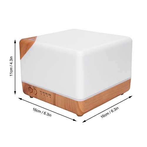 Cuque Venta Loca Humidificador de Aroma, humidificador de Aire portátil, difusor de Aroma para electrodomésticos WiFi para Sala de Estar, Dormitorio(White + Wood Grain, Transl)