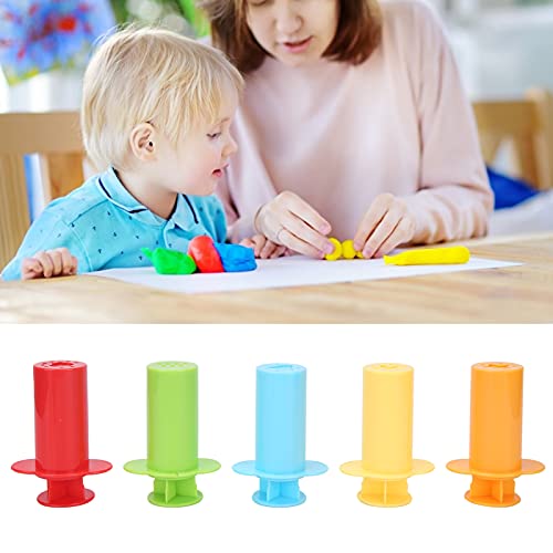 Cuque Venta Loca Molde de Plastilina, Exprimidor de Arcilla 5 Piezas para Niños Que Juegan a Plastilina