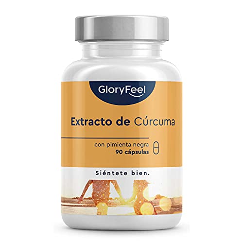 Cúrcuma 17.000 mg - Extracto al 95% con Pimenta Negra + Cúrcuma Orgánica - El contenido de curcumina de UNA cápsula equivale a 17.000mg de cúrcuma - Probado en laboratorio