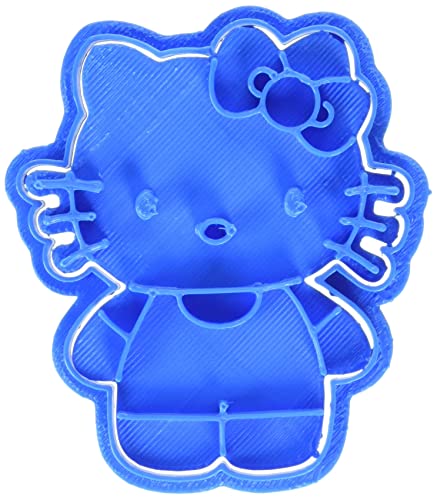 Cuticuter Hello Kitty Entera Cortador de Galletas, Azul, 8x7x1.5 cm