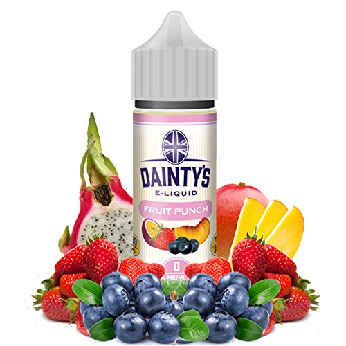 Daintys - Fruit Punch - Eco Vape E-Liquid | 50ML | Sin Nicotina: 0MG | 70VG/30PG | E-Liquido para Cigarrillos Electronicos | Vaper | E Cigarette | E Shisha