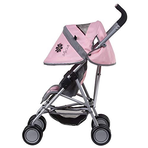 Daisy Chain Silla de Paseo para muñecas Zipp MAX - Recomendado para niños de 4 a 9 años. (Classic Pink)