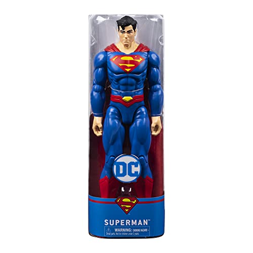 DC COMICS - SUPERMAN MUÑECO 30 CM - Figura Superman Articulada de 30 cm Coleccionable - 6056778 - Juguetes niños 3 años +