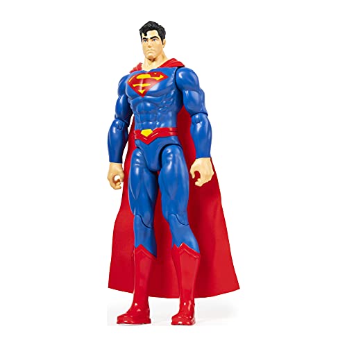 DC COMICS - SUPERMAN MUÑECO 30 CM - Figura Superman Articulada de 30 cm Coleccionable - 6056778 - Juguetes niños 3 años +