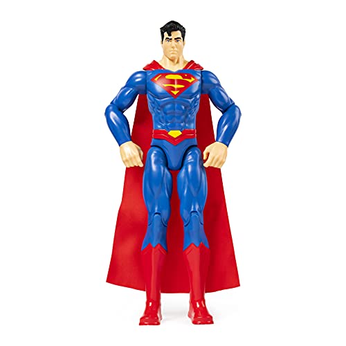 DC COMICS - SUPERMAN MUÑECO 30 CM - Figura Superman Articulada de 30 cm Coleccionable - 6056778 - Juguetes niños 3 años +