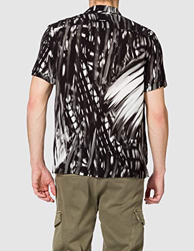 Desigual CAM_AGILEO Camiseta, Negro, L para Hombre