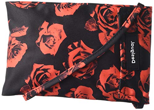 Desigual Mask_Roses Cortador Manual, Negro, Talla única Unisex Adulto