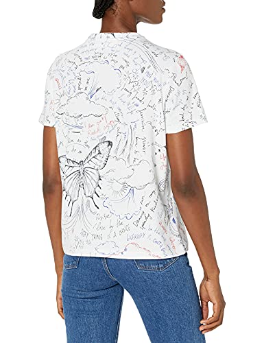 Desigual TS_Elizabeth Fry Camiseta, Blanco, S para Mujer