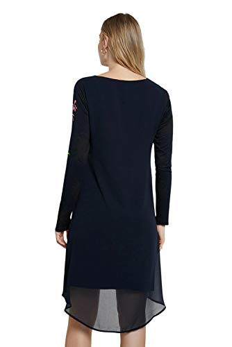 Desigual Vest_Gabrielle Vestido Informal, Azul, S para Mujer