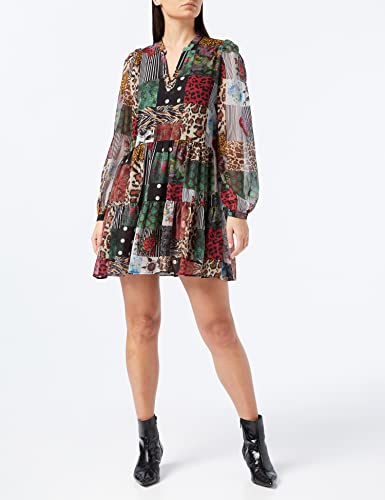 Desigual Vest_Kora Vestido Informal, Multicolor, S para Mujer