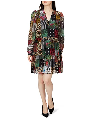 Desigual Vest_Kora Vestido Informal, Multicolor, S para Mujer