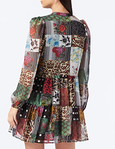 Desigual Vest_Kora Vestido Informal, Multicolor, S para Mujer