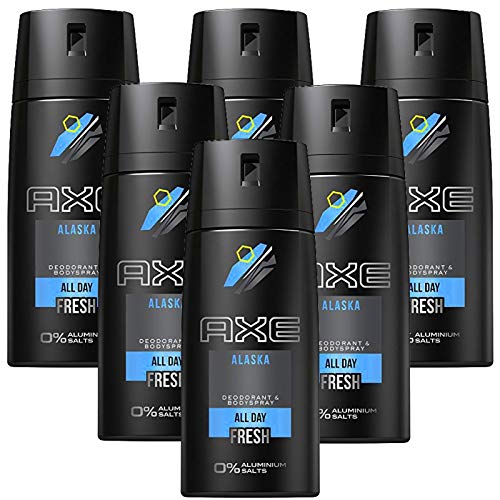 Desodorante en spray Axe Alaska de 150 ml, 6 unidades de 150 ml.