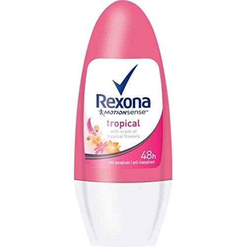 Desodorante Rexona Tropical Motion Sense para mujer, 3 unidades, 50 ml