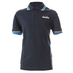 Diadora Sport Kids 102159520 PQ Polo - BLU Corsaro, Large