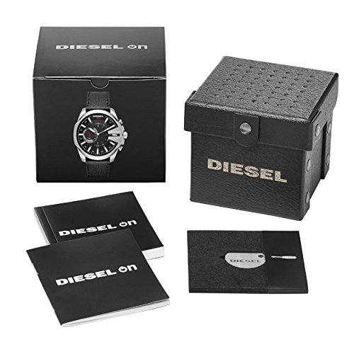 Diesel Reloj Analogico para Hombre de Cuarzo con Correa en Cuero DZT1010