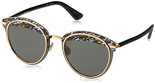 Dior DIOROFFSET1 2K 9N7 Gafas de Sol, Azul (Bluette Black/Grey Ar), 62 para Mujer