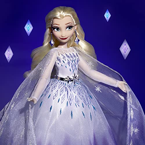 Disney Princess Style Series Elsa de Vacaciones, Accesorios de muñeca de Moda, Juguete de coleccionista para niños de 6 años en adelante (Hasbro F11145L1)