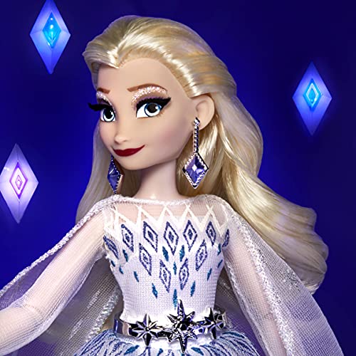 Disney Princess Style Series Elsa de Vacaciones, Accesorios de muñeca de Moda, Juguete de coleccionista para niños de 6 años en adelante (Hasbro F11145L1)