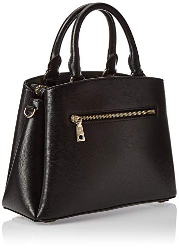 DKNY Women's Paige Satchel, Black Gold, One Size