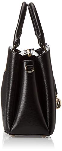 DKNY Women's Paige Satchel, Black Gold, One Size