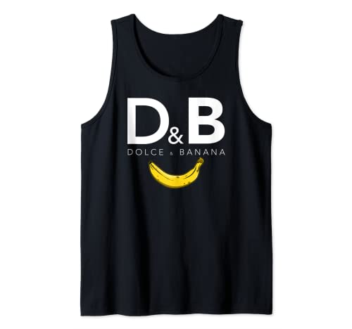 Dolce & Banana - Plátanos divertidos para veganos Camiseta sin Mangas