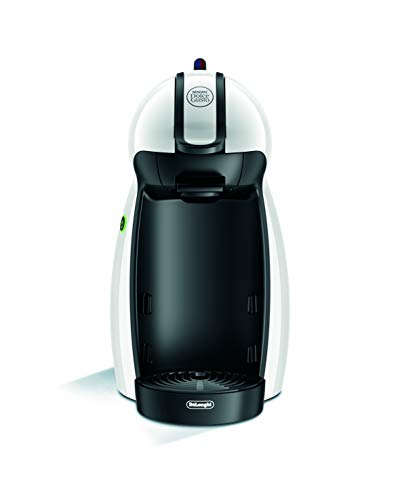 Dolce Gusto De'Longhi Piccolo EDG100 Cafetera de cápsulas, 1460 W, 0.6 litros, acero inoxidable, Blanco