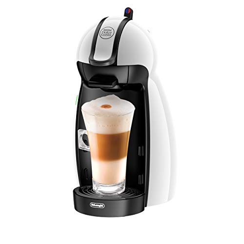 Dolce Gusto De'Longhi Piccolo EDG100 Cafetera de cápsulas, 1460 W, 0.6 litros, acero inoxidable, Blanco