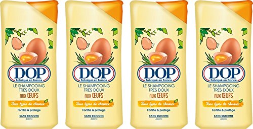 DOP Champú Muy Suave en los huevos todos tipos de cabello 400 ml – juego de 4